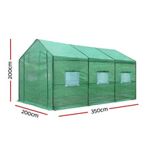 Load image into Gallery viewer, Greenhouse Greenfingers Green PE Mesh 3.5m x 2.0m x 2.0m-Greenhouse-Just Juicers