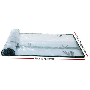 Greenhouse Replacement PVC Cover Greenfingers 1.9m x 1.2m x 1.9m-Greenhouse-Just Juicers