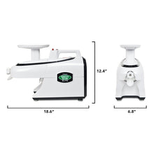 Load image into Gallery viewer, Greenstar Elite White Jumbo Twin Gear Masticating Juicer-Juicer-Just Juicers