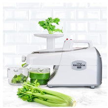 Load image into Gallery viewer, Greenstar Pro Commercial White Twin Gear Masticating Juicer-twin gear juicer - commercial juicer - stainless steel juicer