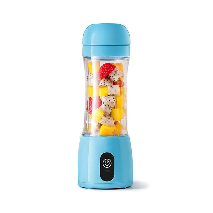 Handheld Fruit Mixer Soga 380ml USB Rechargeable Blue-Blender-Just Juicers