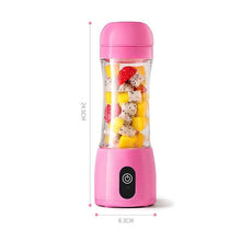 Load image into Gallery viewer, Handheld Fruit Mixer Soga 380ml USB Rechargeable - Pink-Blender-Just Juicers