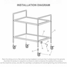 Load image into Gallery viewer, Kitchen Utility Trolley Soga 3-Tier 81 x 46 x 85 cm - Stainless Steel-Bench-Just Juicers