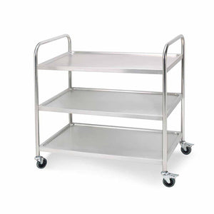 Kitchen Utility Trolley Soga 3-Tier 81 x 46 x 85 cm - Stainless Steel-Bench-Just Juicers