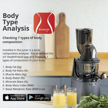 Load image into Gallery viewer, Kuvings HealthFriend Motiv1 Smart Juicer (Grey)-Juicer-Just Juicers