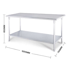 Load image into Gallery viewer, Prep Work Bench Soga 100 x 70 x 85 cm Stainless Steel-Bench-Just Juicers