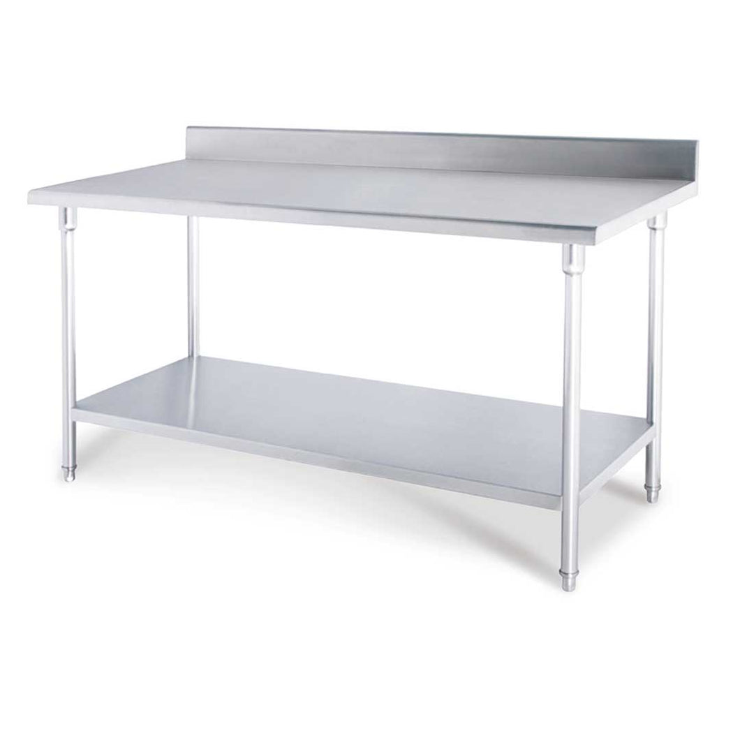 Prep Work Bench Soga 100 x 70 x 85cm Stainless Steel With Backboard-Bench-Just Juicers