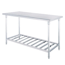 Load image into Gallery viewer, Prep Work Bench Soga 100 x 70 x 85cm Stainless Steel With Slats-Bench-Just Juicers