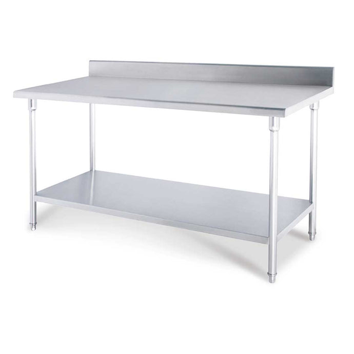 Prep Work Bench Soga 120 x 70 x 85cm Stainless Steel With Backboard-Bench-Just Juicers