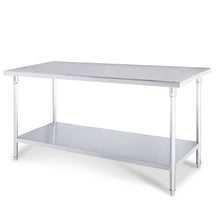 Load image into Gallery viewer, Prep Work Bench Soga 150 x 70 x 85cm Stainless Steel-Bench-Just Juicers