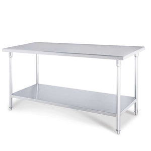 Prep Work Bench Soga 150 x 70 x 85cm Stainless Steel-Bench-Just Juicers