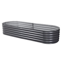 Load image into Gallery viewer, Raised Garden Bed Greenfingers Galvanised Steel 240cm x 80cm x 42cm - Grey-Planter-Just Juicers - best raised garden beds australia