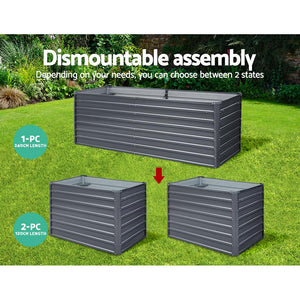colorbond garden beds and corrugated garden bed - colorbond raised garden beds