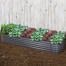 Load image into Gallery viewer, Raised Garden Bed Greenfingers Galvanised Steel 320cm x 80cm x 42cm - Grey-Planter-Just Juicers