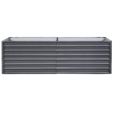Load image into Gallery viewer, Raised Garden Bed Greenfingers Galvanised Steel 320cm x 80cm x 77cm - Aluminium Grey-Planter-Just Juicers - Greenfingers Garden Bed