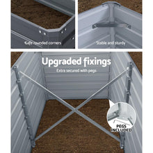Load image into Gallery viewer, Raised Garden Bed Greenfingers Galvanised Steel 320cm x 80cm x 77cm - Aluminium Grey-Planter-Just Juicers - Greenfingers Garden Bed