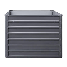 Load image into Gallery viewer, Raised Garden Bed x 2 Greenfingers Galvanised Steel 100cm x 100cm x 77cm - Grey-Planter-Just Juicers