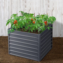 Load image into Gallery viewer, Raised Garden Bed x 2 Greenfingers Galvanised Steel 100cm x 100cm x 77cm - Grey-Planter-Just Juicers