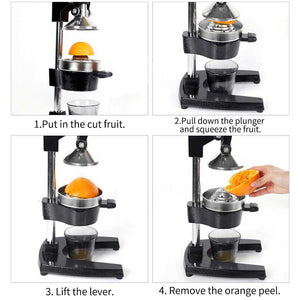 SOGA Commercial Manual Citrus Juicer - lemon juicer, orange juicer, grapefruit juicer
