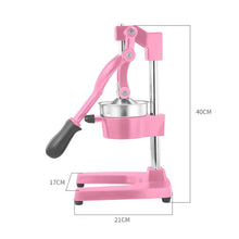 Load image into Gallery viewer, SOGA Commercial Manual Citrus Juicer - Pink-Juicer-Just Juicers