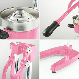 SOGA Commercial Manual Citrus Juicer - Pink-Juicer-Just Juicers