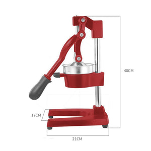 SOGA Commercial Manual Citrus Juicer - Red-Juicer-Just Juicers