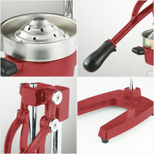 Load image into Gallery viewer, SOGA Commercial Manual Citrus Juicer - Red-Juicer-Just Juicers