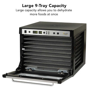 Sedona Supreme Commercial Dehydrator with 9 Stainless Steel Trays-Dehydrator-Just Juicers