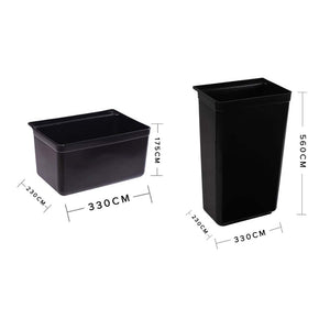 Utility Cart Waste Storage Bin Small Soga x 2-Bench-Just Juicers