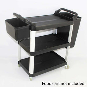 Utility Cart Waste Storage Bin Small Soga x 2-Bench-Just Juicers