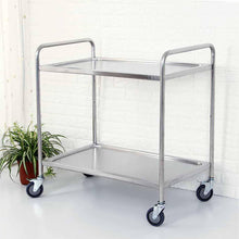 Load image into Gallery viewer, Utility Food Cart Soga 2 Tier 81 x 46 x 85 cm Stainless Steel-Bench-Just Juicers