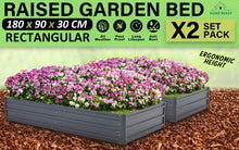 Load image into Gallery viewer, raised garden bed and raised garden bed with cover