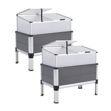 Load image into Gallery viewer, raised vegetable garden &amp; vegepod mitre 10 - greenhouse planter