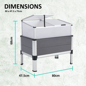 raised gardens & raised vegetable beds - mitre 10 vegepod - greenhouse planter