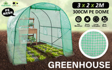 Load image into Gallery viewer, polytunnel greenhouse and redpath greenhouses