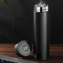 Load image into Gallery viewer, Vacuum Flask Soga Smart LCD 500ml Stainless Steel - Black-Bottle-Just Juicers