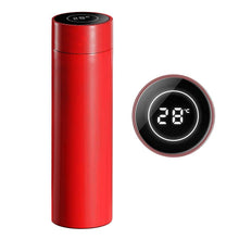 Load image into Gallery viewer, Vacuum Flask Soga Smart LCD 500ml Stainless Steel - Red-Bottle-Just Juicers