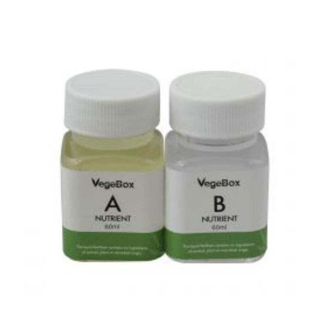 VegeBox™ A & B Nutrient Solution 60ml Set-Hydroponics-Just Juicers