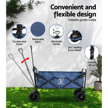 Load image into Gallery viewer, cart + foldable beach trolley bunnings + pull cart