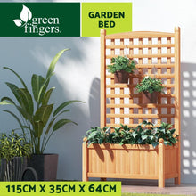 Load image into Gallery viewer, wooden plant box + planter box australia + planter boxes wooden - planter box with trellis australia
